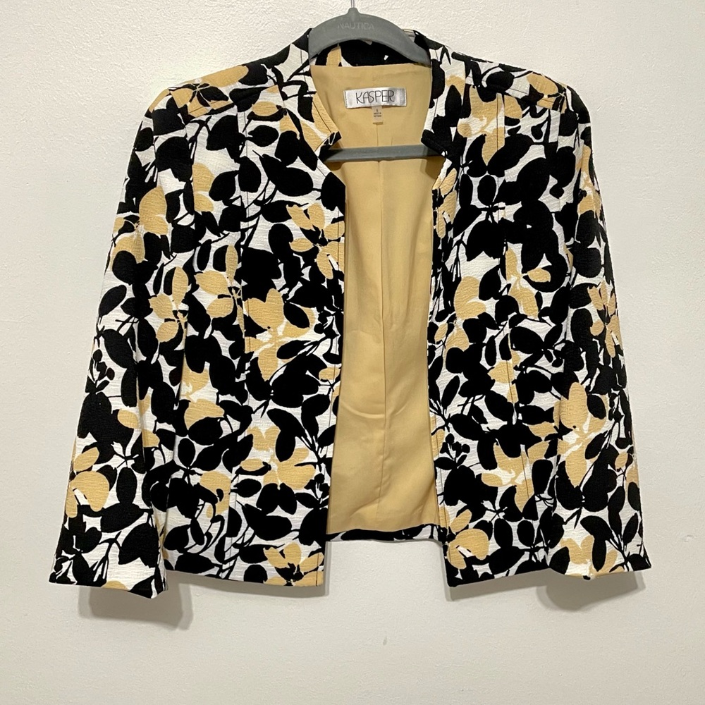 KASPER collar jacket vest